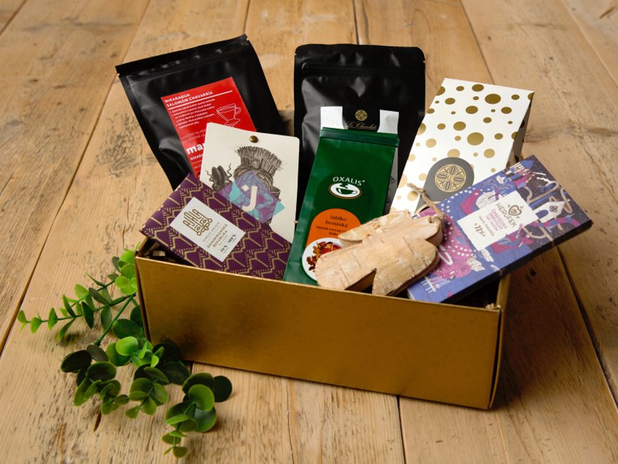 Darkovy balicek Cesky andel strazny purpurovy